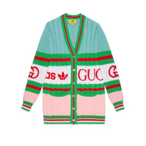 gucci x adidas cardigan|Gucci inspired cardigan.